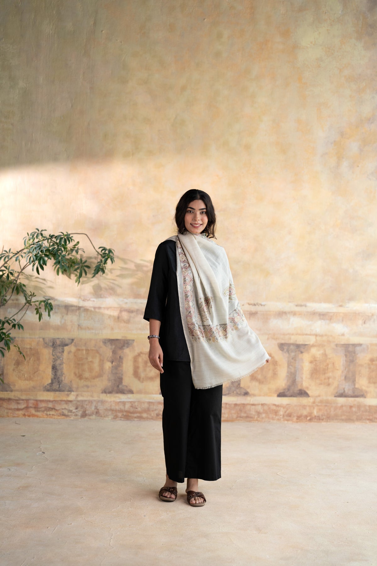 Four-Corner Heritage Embroidered Stole