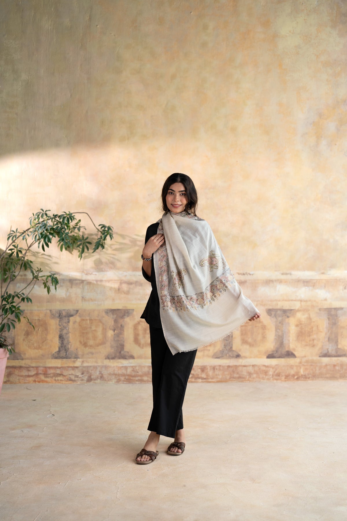 Four-Corner Heritage Embroidered Stole