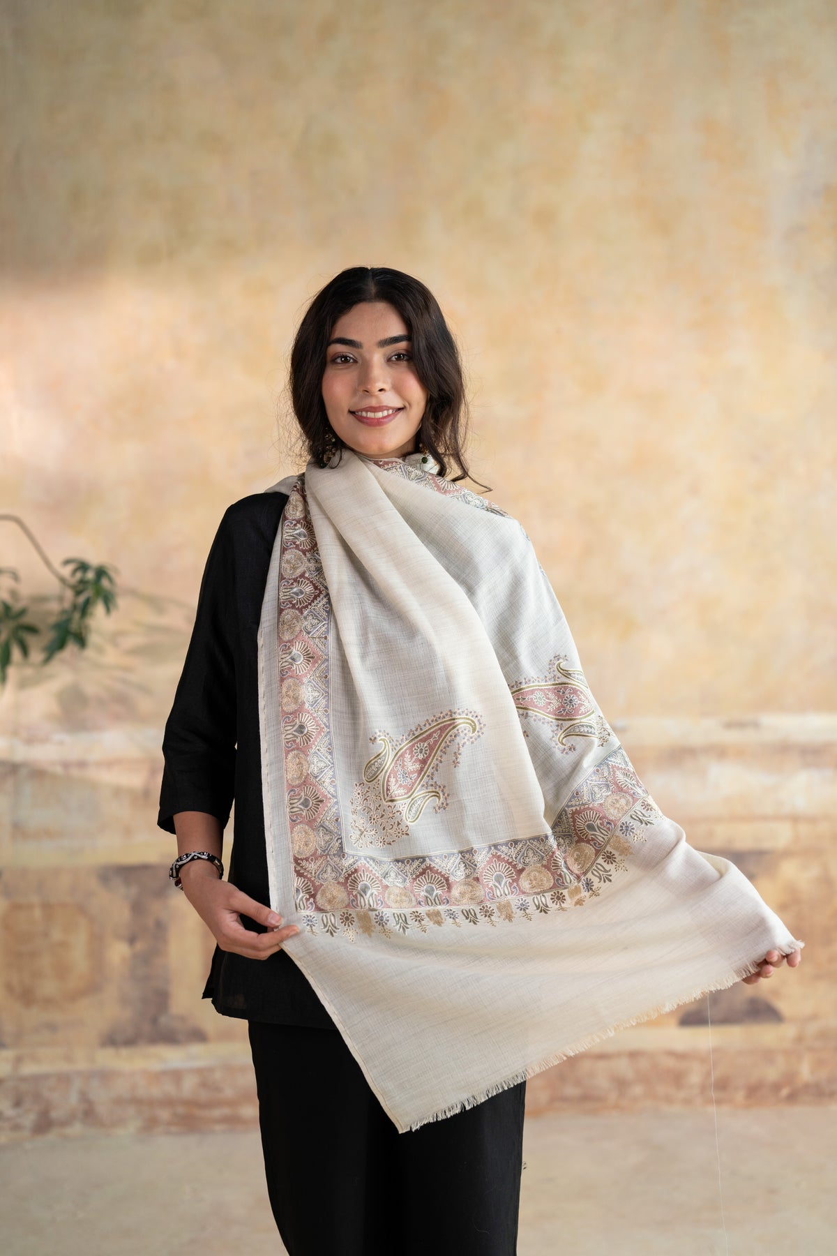 Four-Corner Heritage Embroidered Stole