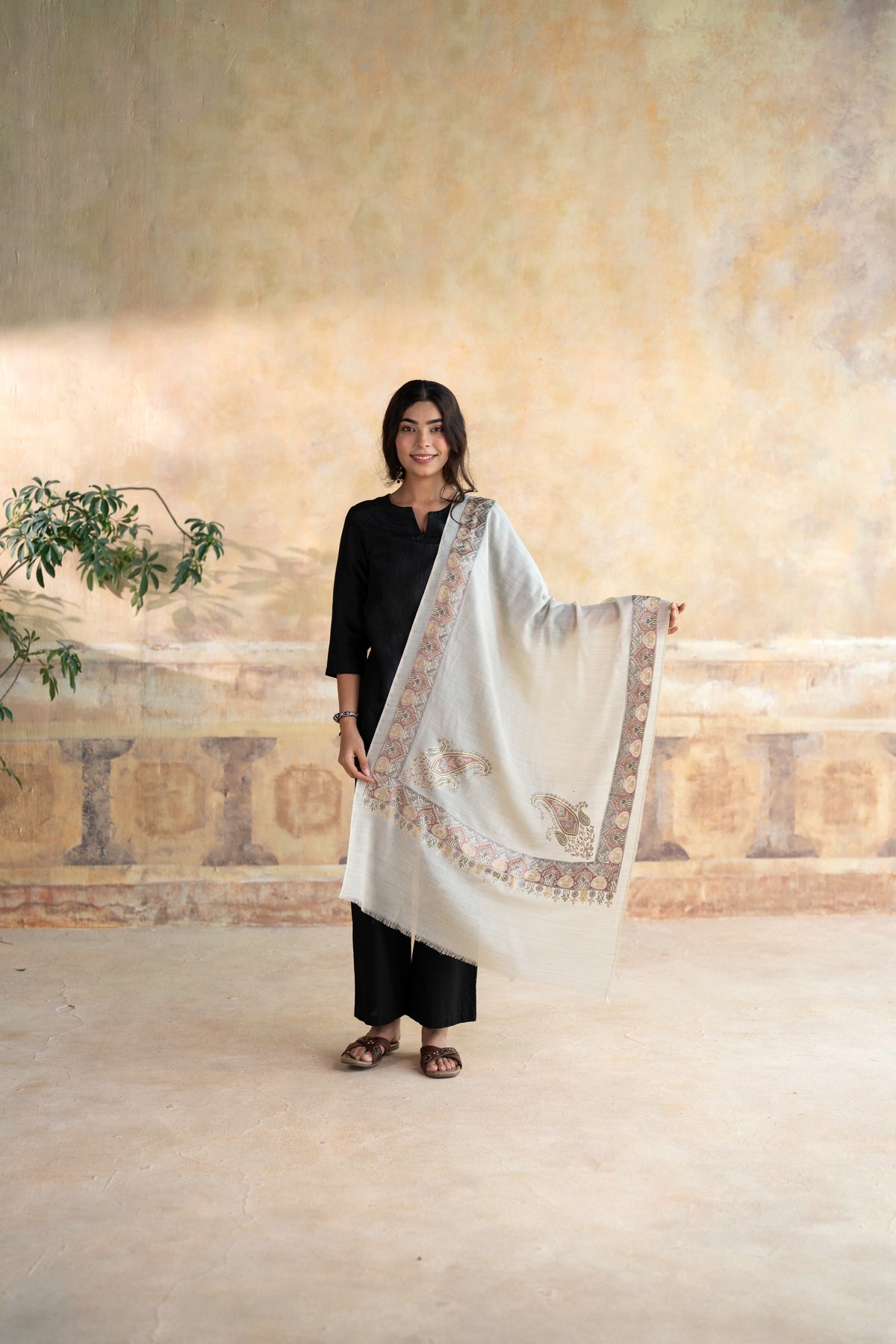 Four-Corner Heritage Embroidered Stole