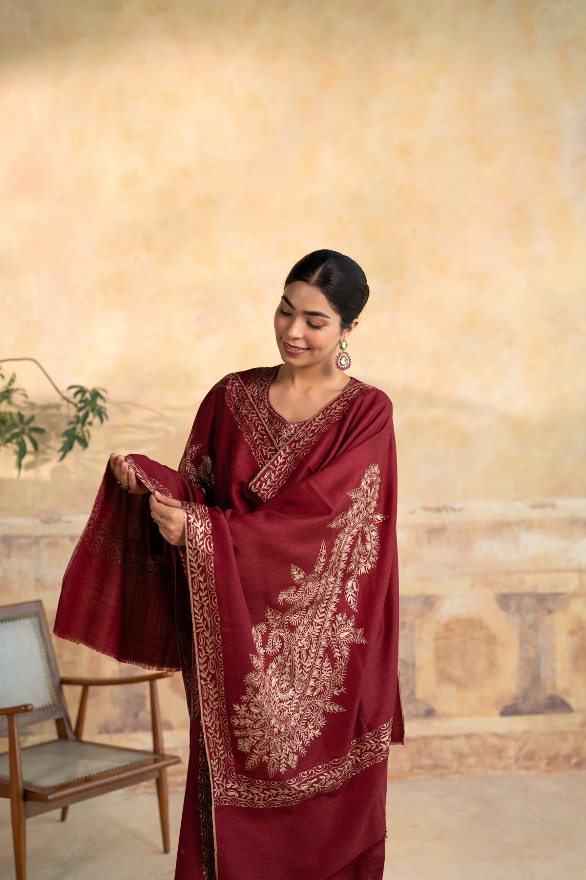 Tilla Panel Embroidered Suit