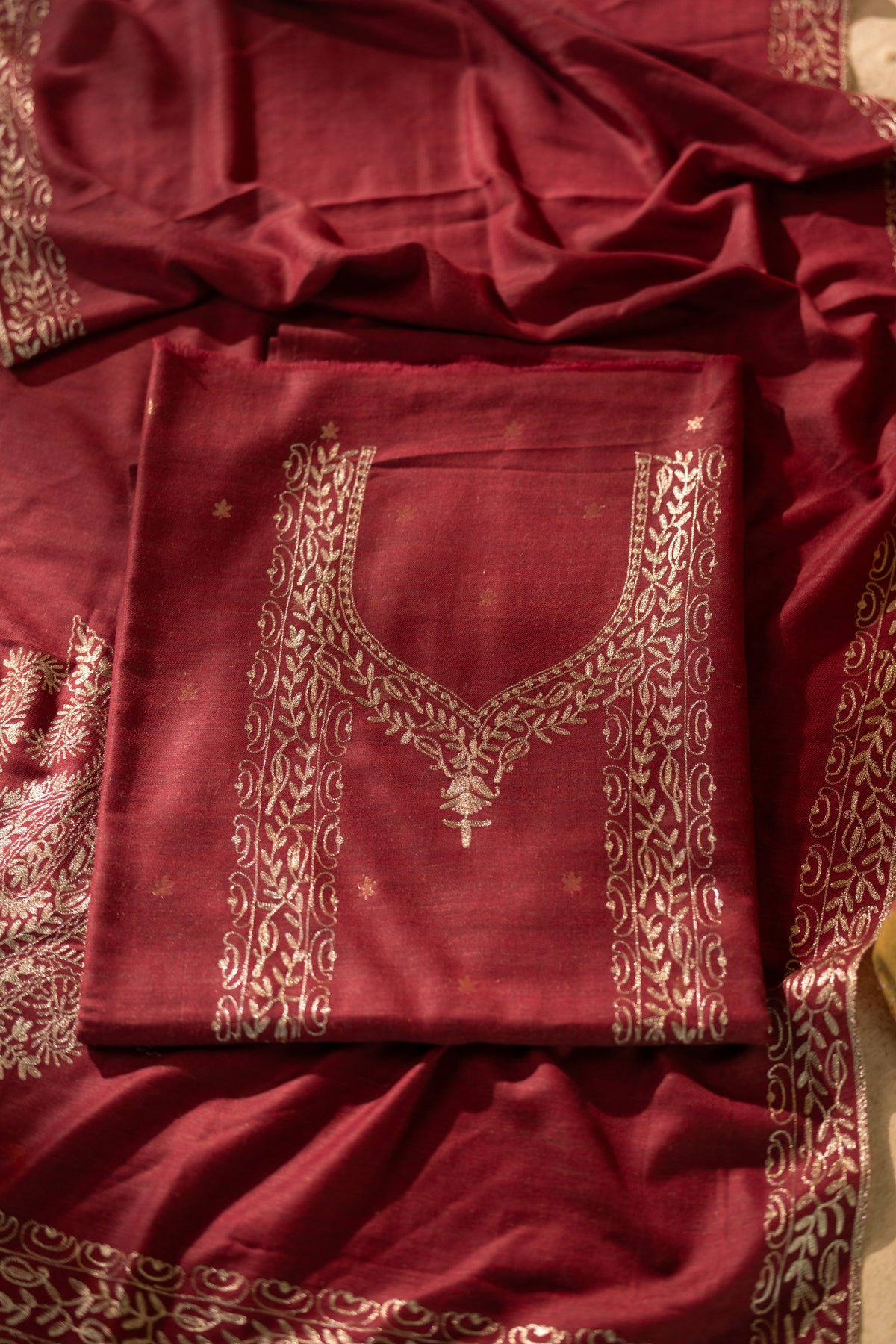 Tilla Panel Embroidered Suit