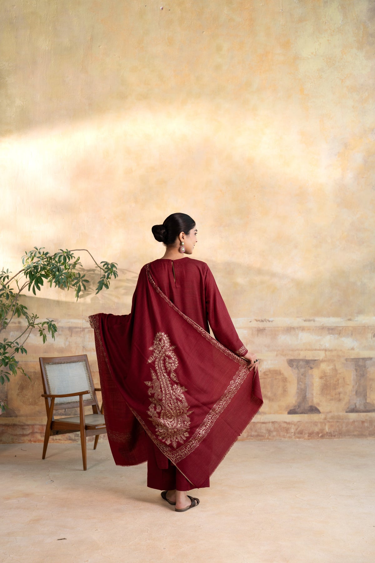 Tilla Panel Embroidered Suit