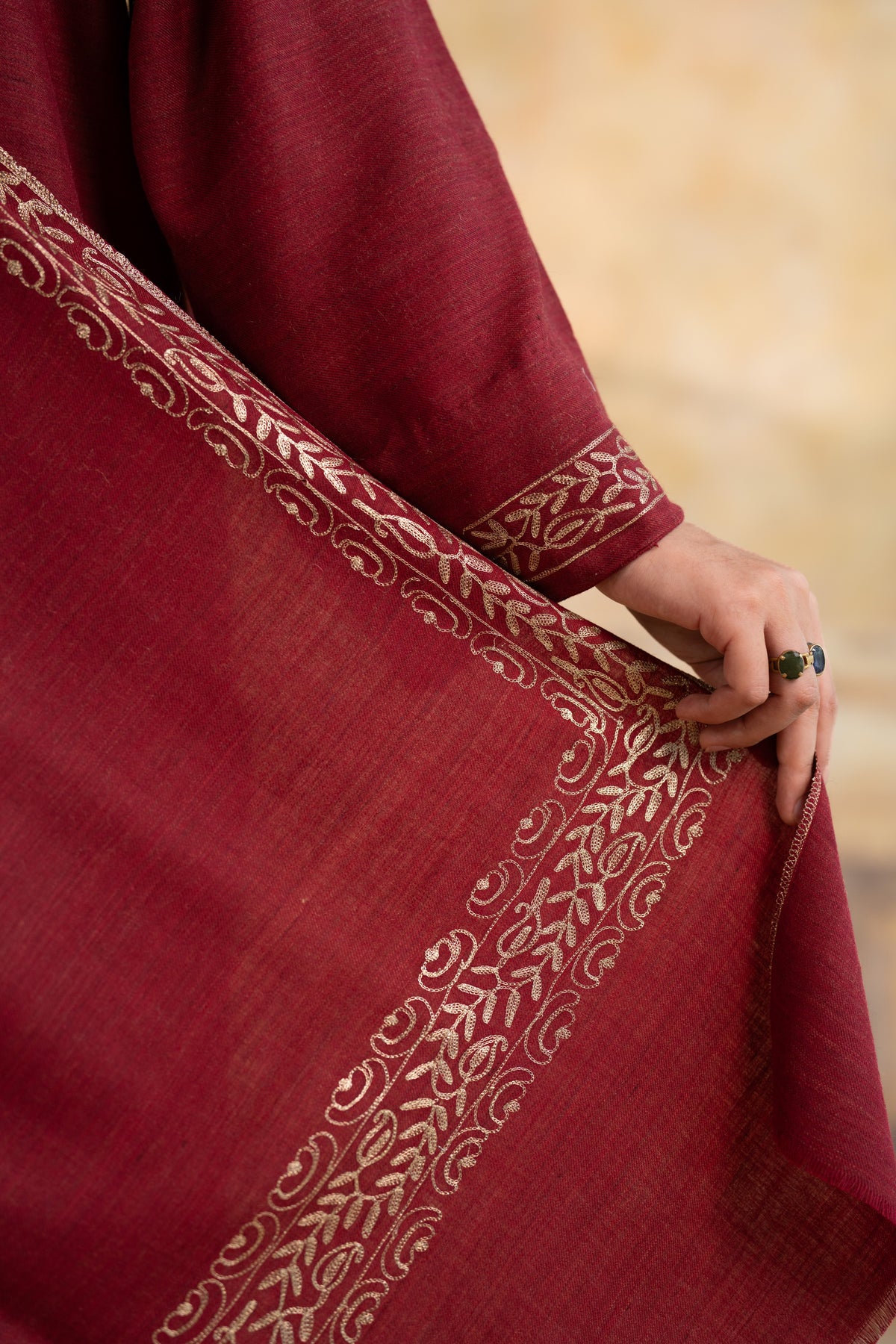Tilla Panel Embroidered Suit