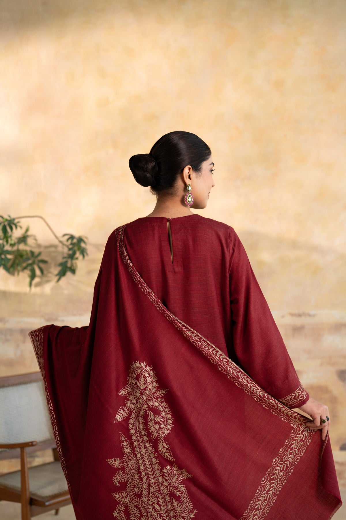 Tilla Panel Embroidered Suit